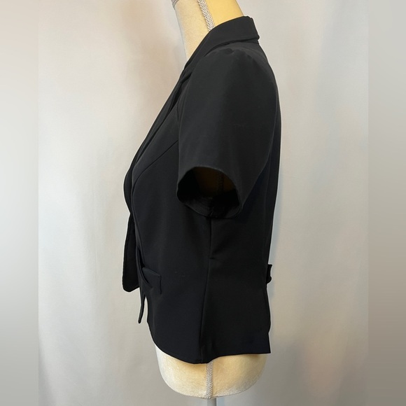 Black Suit Jacket Top Size Medium - Picture 2 of 9